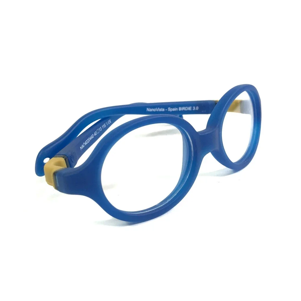 Nano Vista Eyeglasses Frames BIRDIE 3.0 NAO4020440 Blue Rubberized 40-13-115